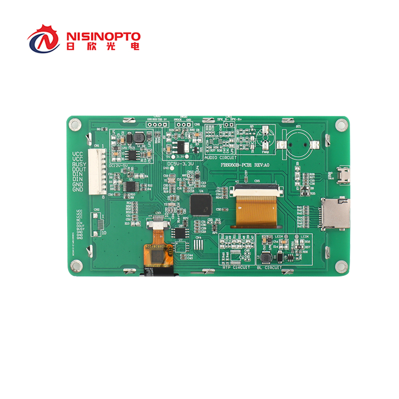 5.0寸串口屏800x480工业仪器设备车载智能家居