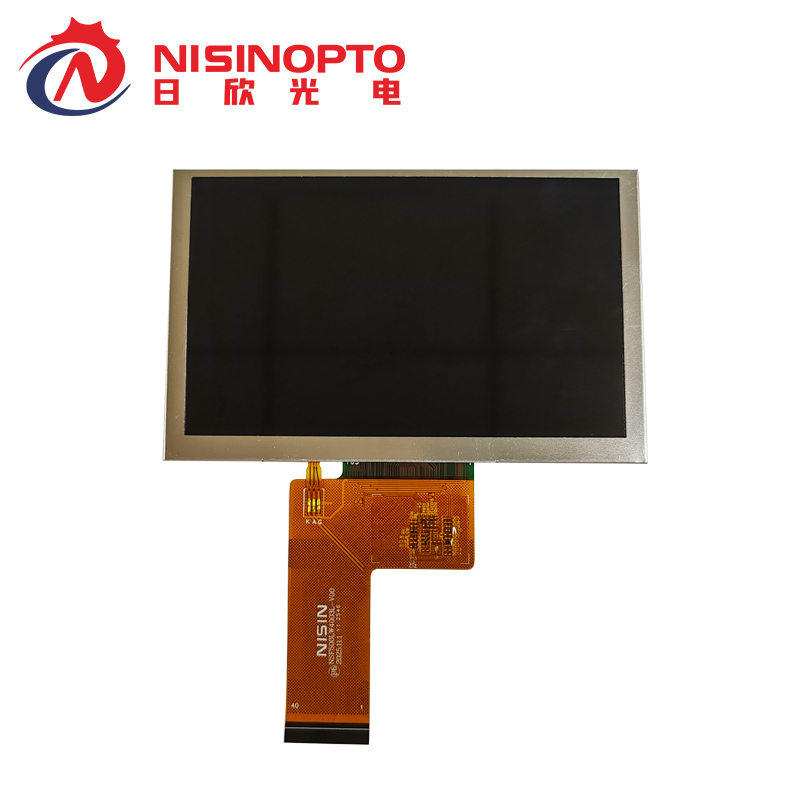 5.0寸800*480横屏方形TFT模组显示总成
