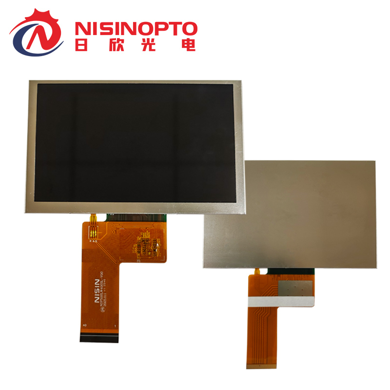 5.0寸800*480横屏方形TFT模组显示总成