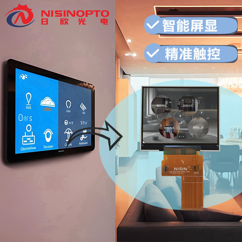 3.45寸640*480TFT家居家电中控工控医疗触摸屏