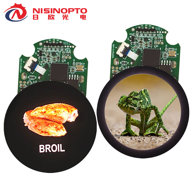 1.43寸466*466AMOLED触摸串口屏带板