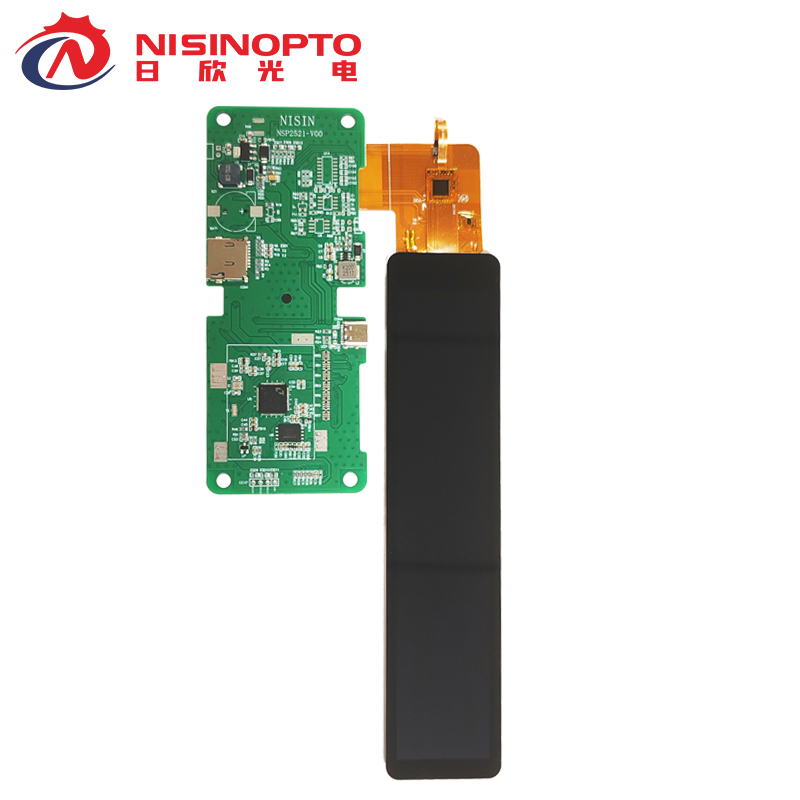 6.9寸280*1424智能家居家电触摸串口屏显示屏带板