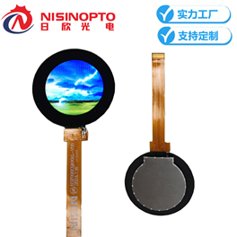 0.9寸128*128 圆形屏SPI触摸显示屏